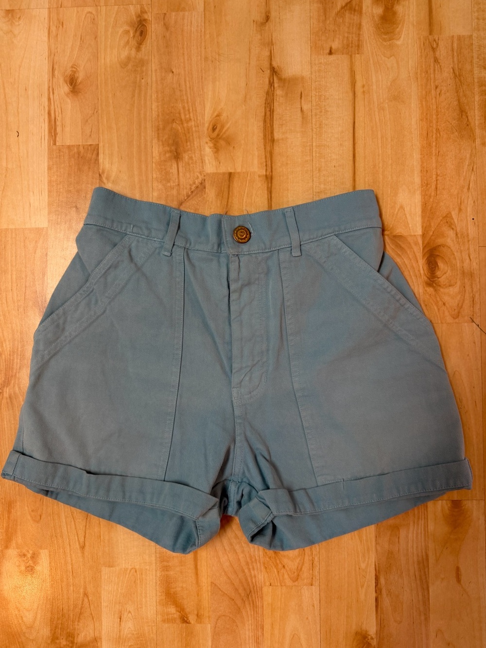 Big Bud Press Work Shorts Size Small Blue